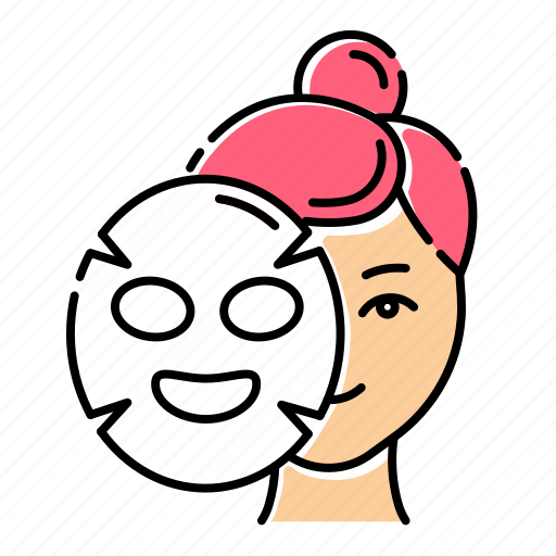 Cotton, face, facial, mask, procedure, product, sheet icon - Download on Iconfinder
