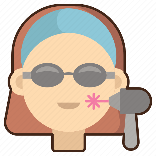 Laser, therapy, face, skin icon - Download on Iconfinder
