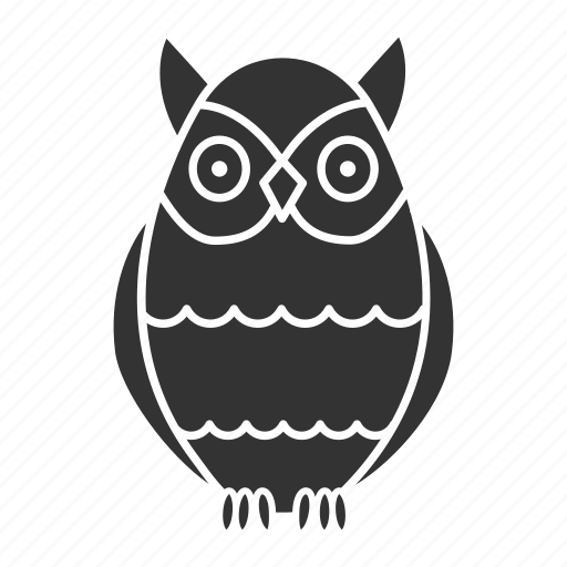 Bird, chronotype, eveningness, nighttime, owl, sleep, wisdom icon - Download on Iconfinder