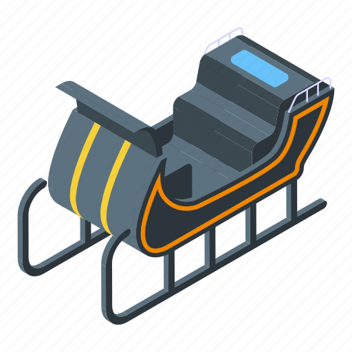 Royal, sleigh, isometric icon - Download on Iconfinder