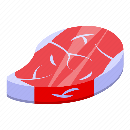 Steak, isometric, meal icon - Download on Iconfinder