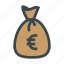 bag, bank, budget, business, euro, money 