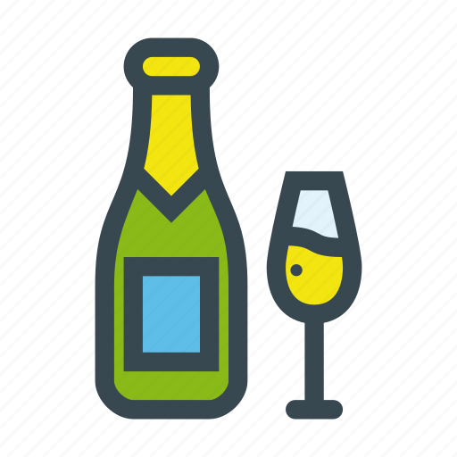 Celebration, champagne, drink, glass, party icon - Download on Iconfinder