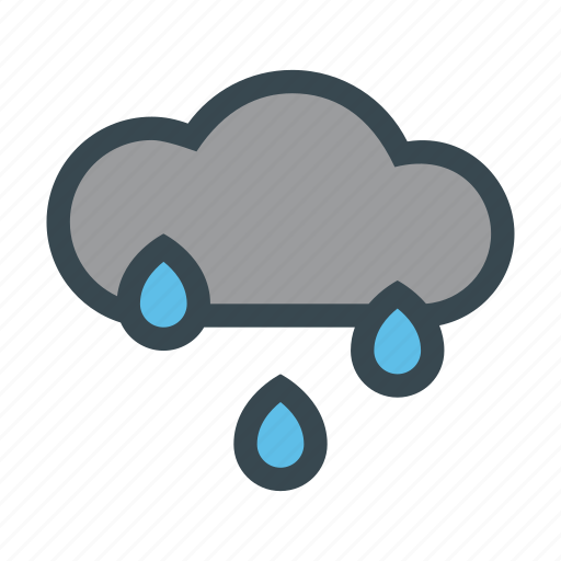 Cloud, downpour, rain, shower, weather icon - Download on Iconfinder