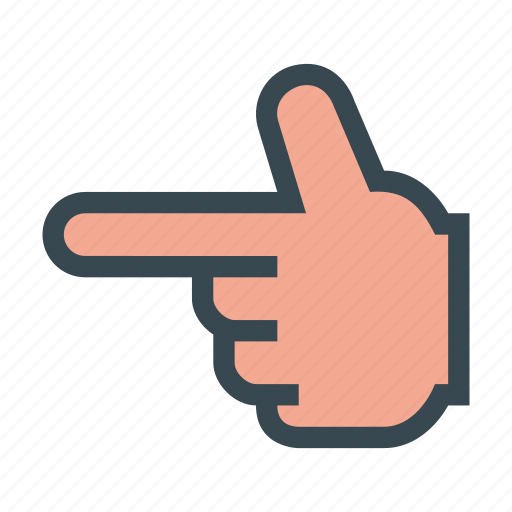 Back, direction, finger, hand, pointer, previous, touch icon - Download on Iconfinder