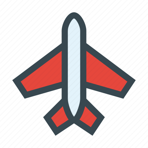 Airplane, airport, fly, plane, transport, vacation icon - Download on Iconfinder