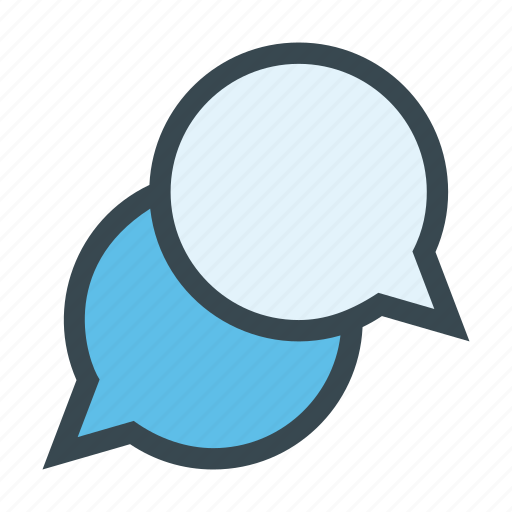 Bubbles, chat, conversation, talk, talking icon - Download on Iconfinder