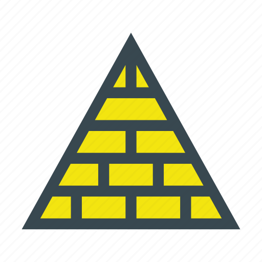 Architecture, bricks, desert, egypt, monument, pyramid, tourism icon - Download on Iconfinder