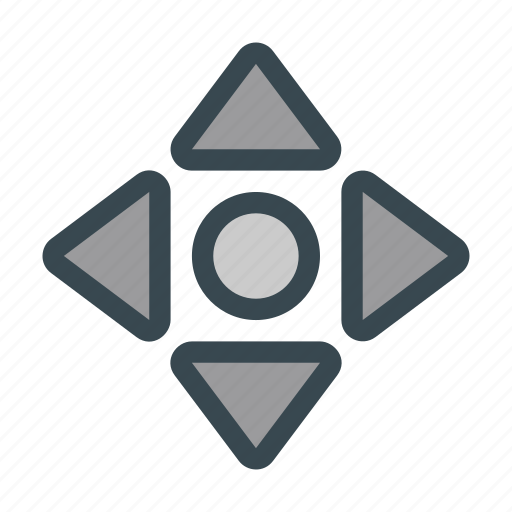 D, direction, directional, dpad, move, pad icon - Download on Iconfinder