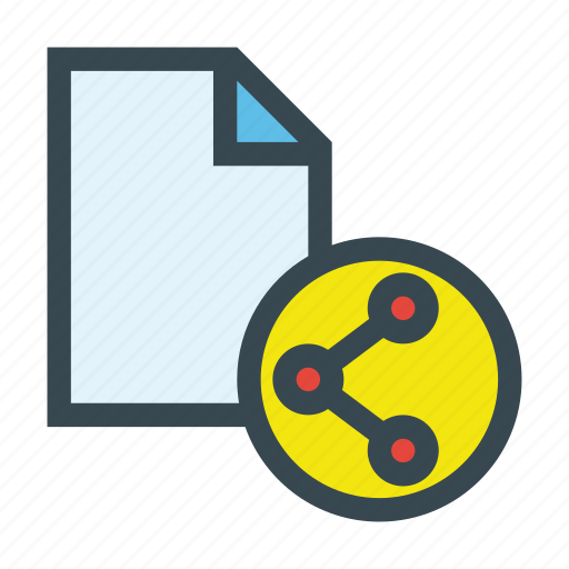 Document, file, paper, share, sharing icon - Download on Iconfinder