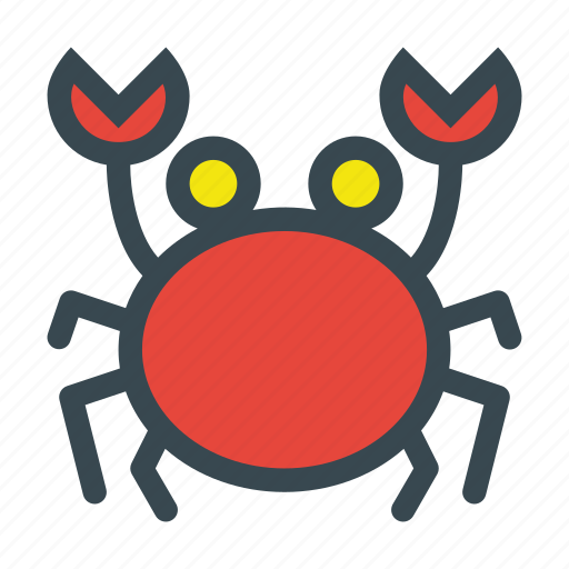 Animal, crab, crustacean, krab, ocean, sea icon - Download on Iconfinder