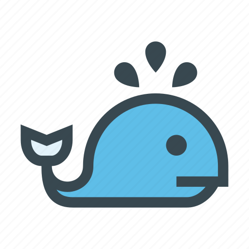 Animal, mammal, marine, ocean, sea, whale icon - Download on Iconfinder