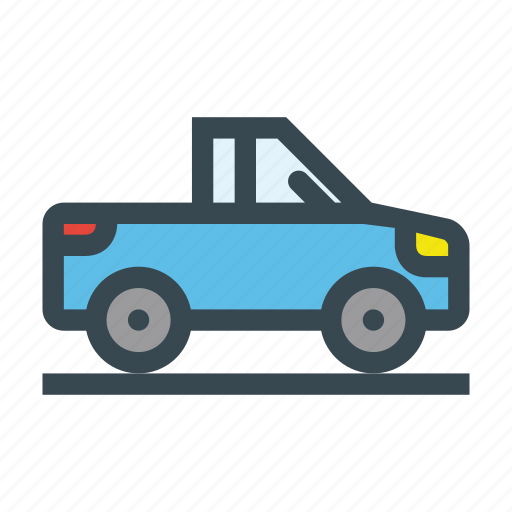 Pickup, transport, transportation, vehicle icon - Download on Iconfinder