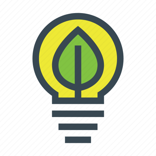 Bulb, energy, environment, leaf, natural, nature icon - Download on Iconfinder