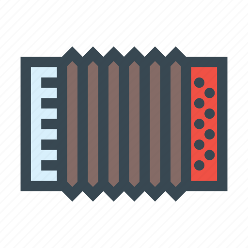 Accordion, instrument, music, squeezebox icon - Download on Iconfinder