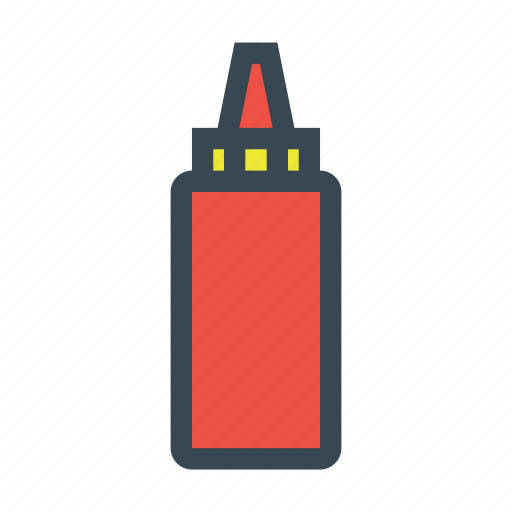 Bottle, food, ketchup, restaurant, sauce icon - Download on Iconfinder
