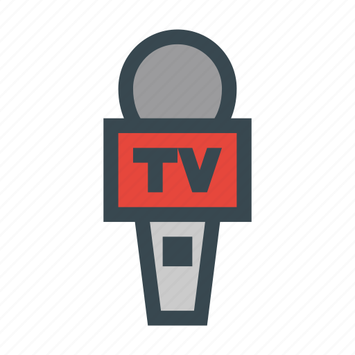 Mic, microphone, record, reporter, television, tv icon - Download on Iconfinder