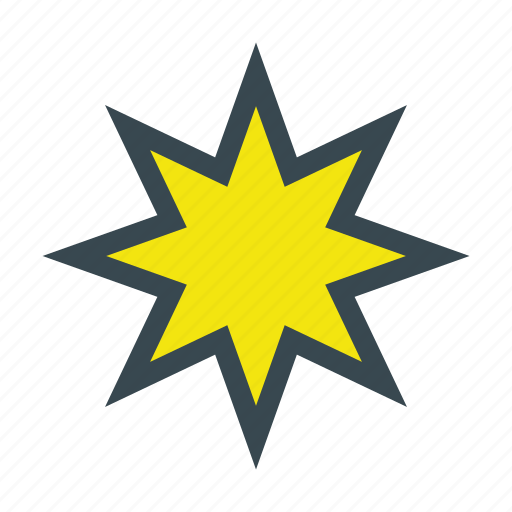 Eight, star, decoration, points icon - Download on Iconfinder