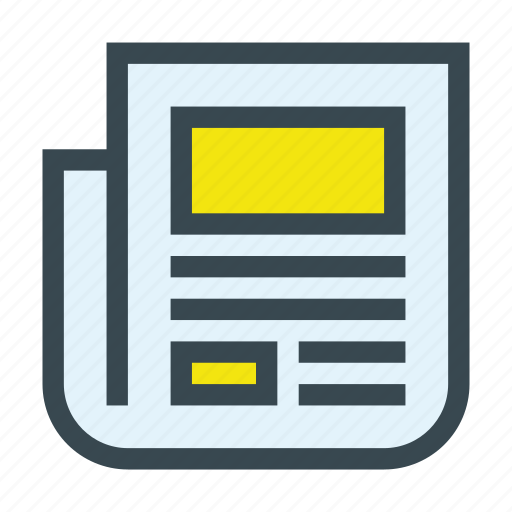 Communication, news, newspaper, paper, press, tabloid icon - Download on Iconfinder