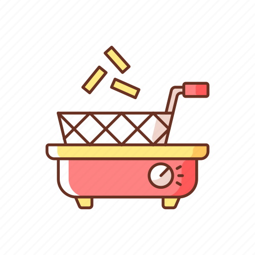 French fries, kitchen tool, fryer, cooking icon - Download on Iconfinder