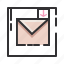 communication, envelope, incoming, letter, mail, message, office 