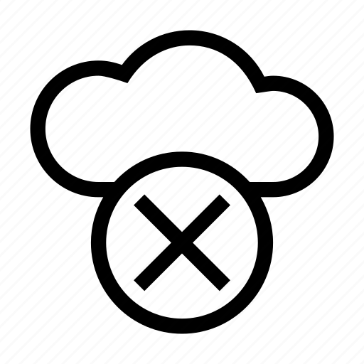 Cloud, computing, server, error, denied icon - Download on Iconfinder