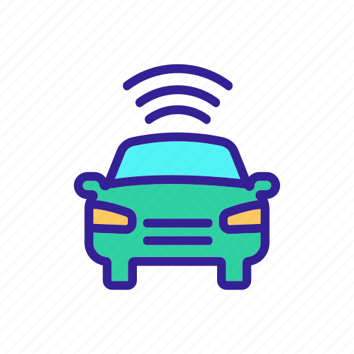 Automobile, car, contour, smart, transportation, vehicle icon - Download on Iconfinder