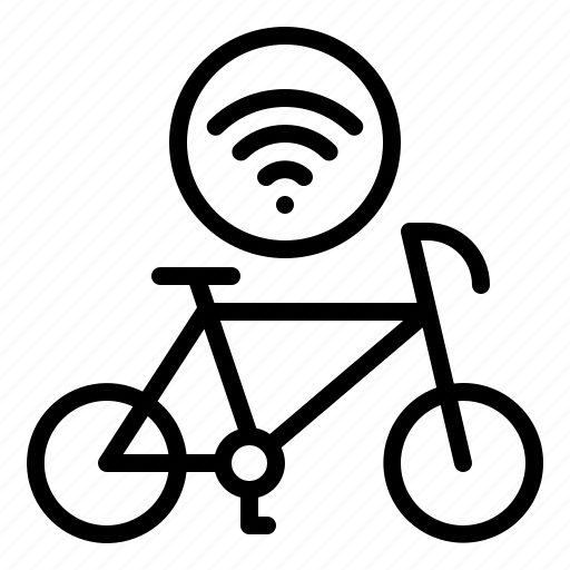 Smart, bike, city, network, wireless, futuristic, internet icon - Download on Iconfinder
