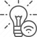 bulb, city, idea, innovation, light, smart, wifi