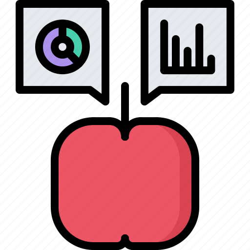 Apple, chart, farm, farmer, garden, smart, statistics icon - Download on Iconfinder