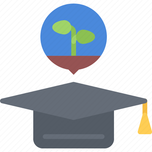 Education, farm, farmer, garden, graduate, hat, smart icon - Download on Iconfinder