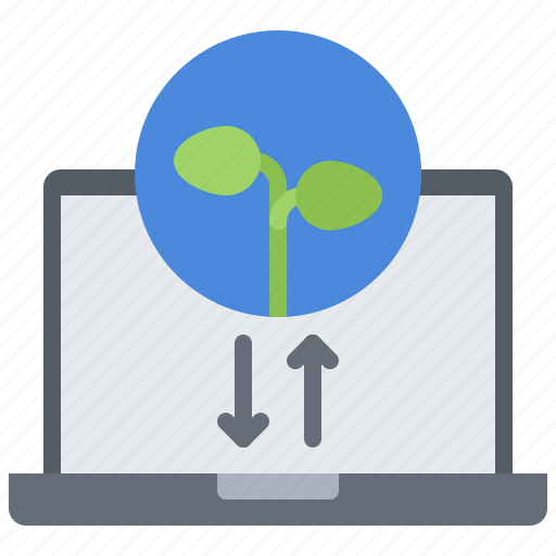Exchange, farm, farmer, garden, information, laptop, smart icon - Download on Iconfinder