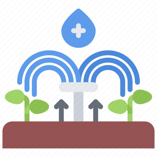 Automatic, farm, farmer, garden, smart, water, watering icon - Download on Iconfinder