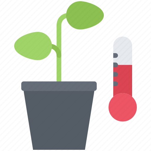 Farm, farmer, garden, pot, smart, temperature, thermometer icon - Download on Iconfinder