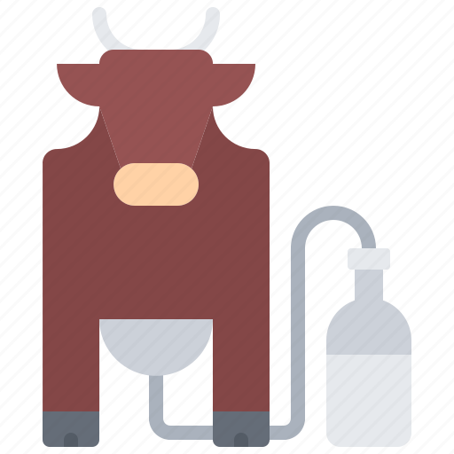 Cow, farm, farmer, garden, machine, milking, smart icon - Download on Iconfinder