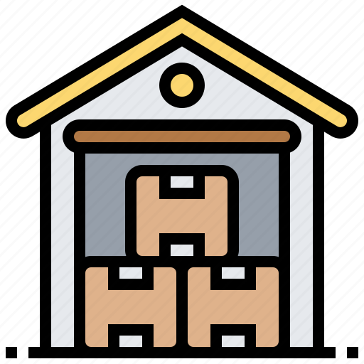 Distribution, factory, logistic, storage, warehouse icon - Download on Iconfinder