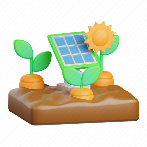 Solar, panel, ecology, energy, nature, sun, power 3D illustration - Download on Iconfinder