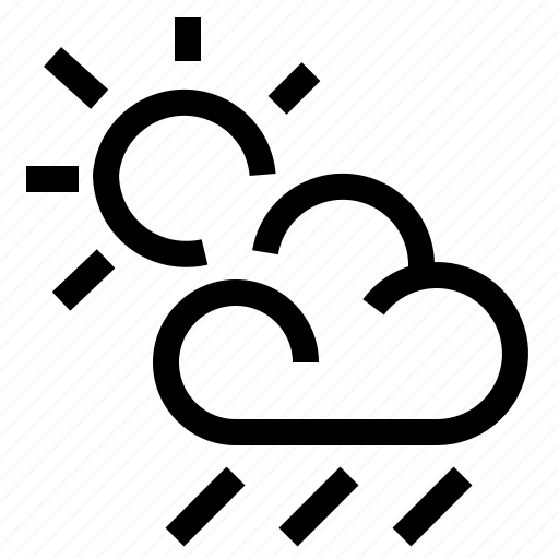 Sun, cloud, rain, weather conditions icon - Download on Iconfinder