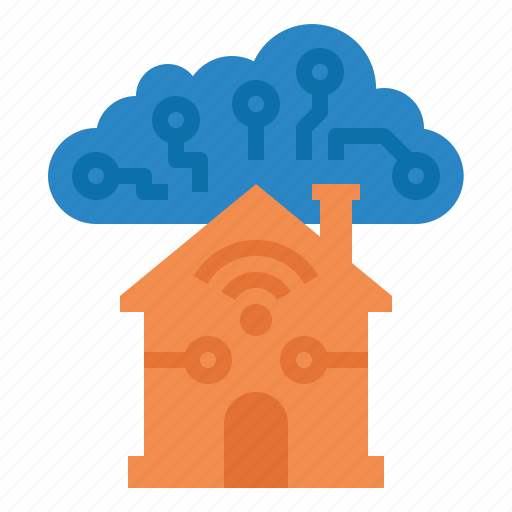 Cloud, smart, home, network, technology icon - Download on Iconfinder