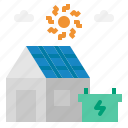 solar, house, technology, smart, home