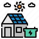 solar, house, technology, smart, home