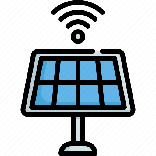 Solar, cell, farm, smart, internet, ecology, eco icon - Download on Iconfinder