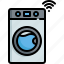 washine, machine, device, smart, home, internet, house 