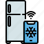 refrigerator, smart, home, internet, house, temperatuure 