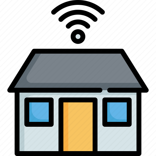 House, smart, home, internet, wifi icon - Download on Iconfinder