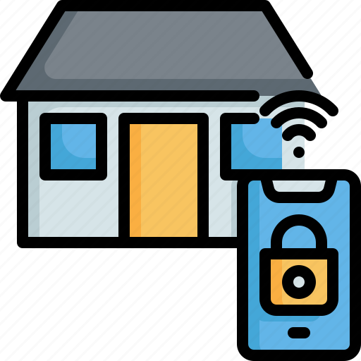 Security, smart, home, internet, house, protection icon - Download on Iconfinder