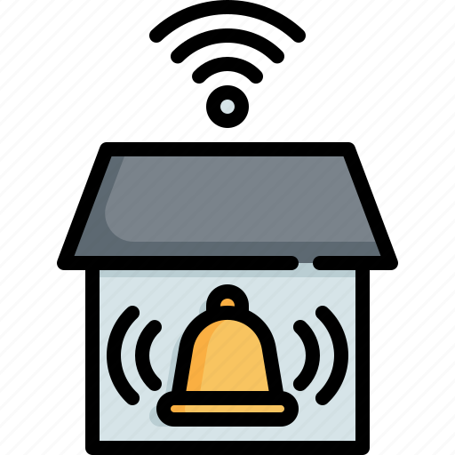 Alarm, smart, home, internet, house, warning, alert icon - Download on Iconfinder