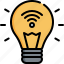 lightbulb, light, smart, home, internet, house 