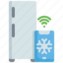 refrigerator, smart, home, internet, house, temperatuure, network