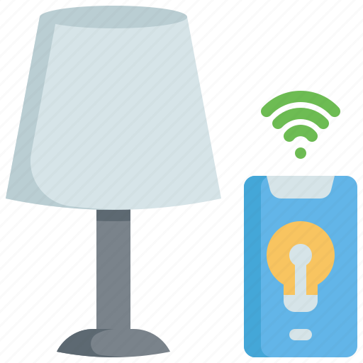 Lamp, light, smart, home, internet, house icon - Download on Iconfinder